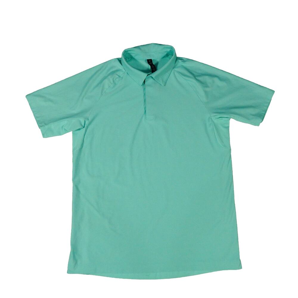 Lululemon Men's Performance Golfer Outdoors Preppy Casual Polo Shirt Size Medium